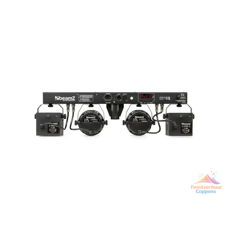 T-bar partylicht 2x led 2x derby