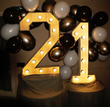 XXL Lichtletters & Cijfers