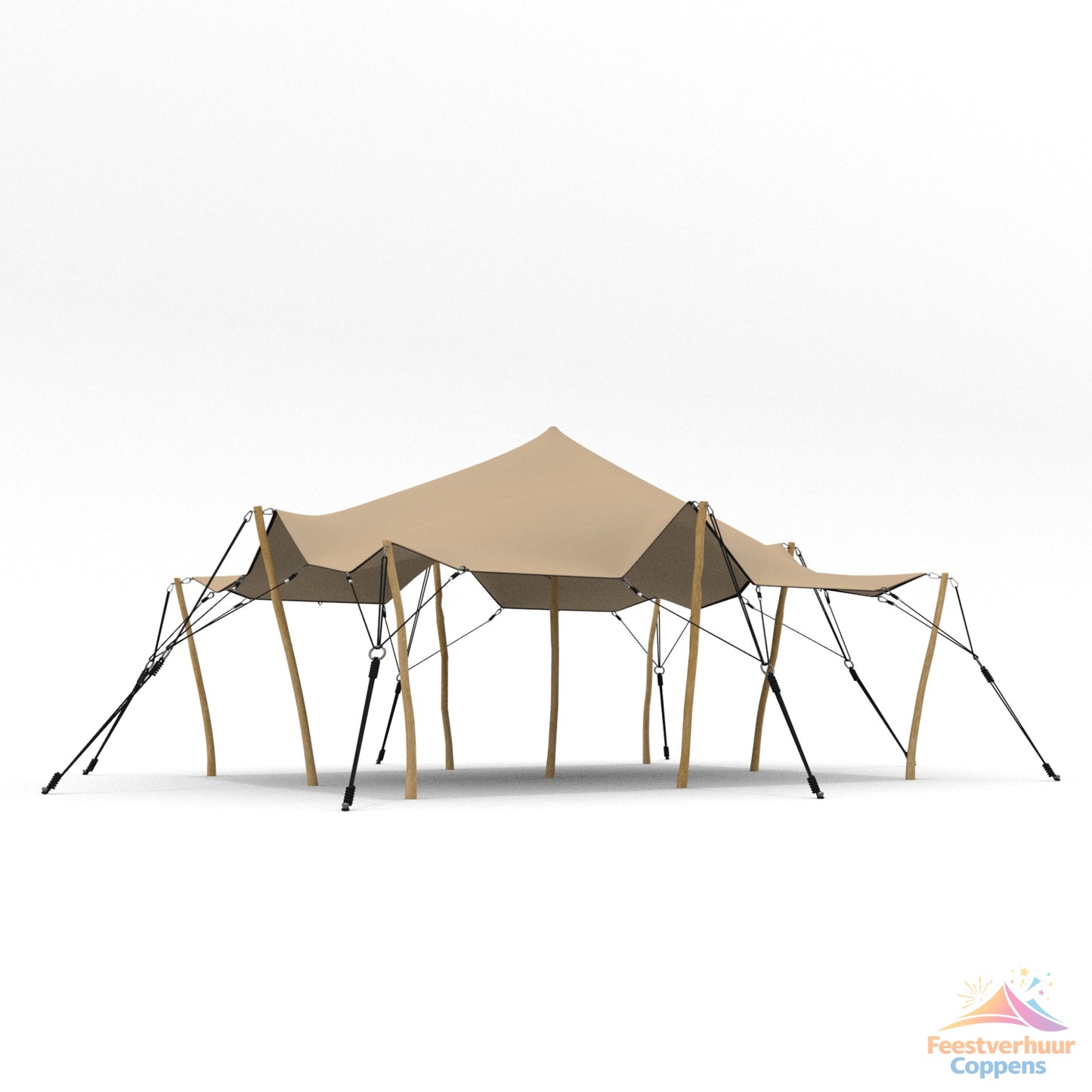 Stretchtent 4.5x6m - Ultieme Weerbestendigheid